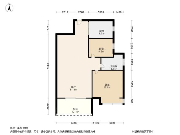 碧园南城故事户型图