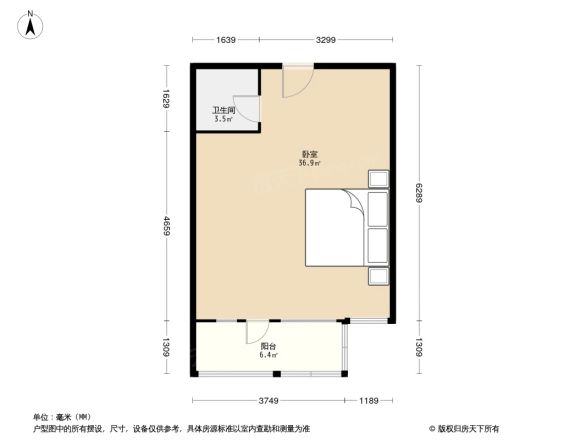 首创十方界峰度户型图