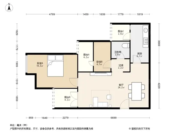 融景城朗峰户型图