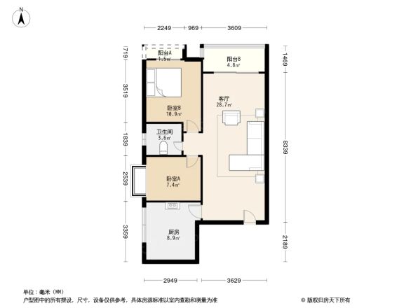 明发御景园户型图