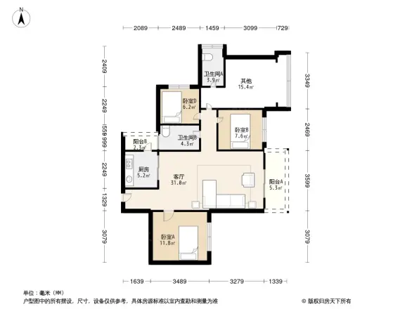 星河WORLD·银湖谷户型图