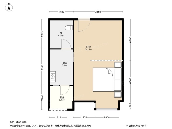保利花半里一期户型图