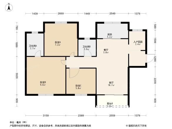 嘉和城塞纳右岸户型图