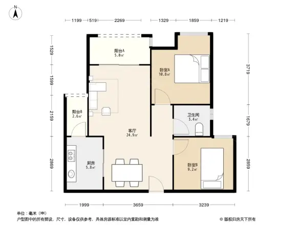 鸿笙苑宝贝的墅户型图