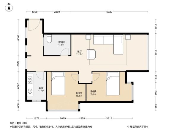 西府景苑户型图