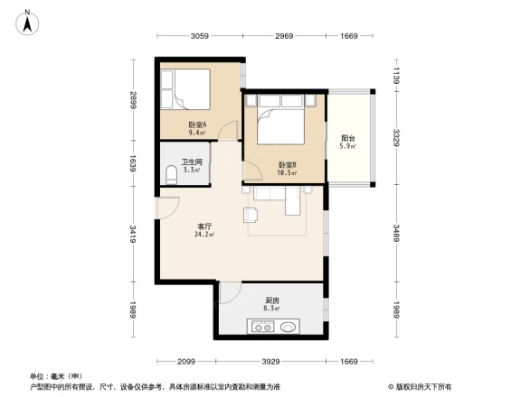 天都佳苑户型图