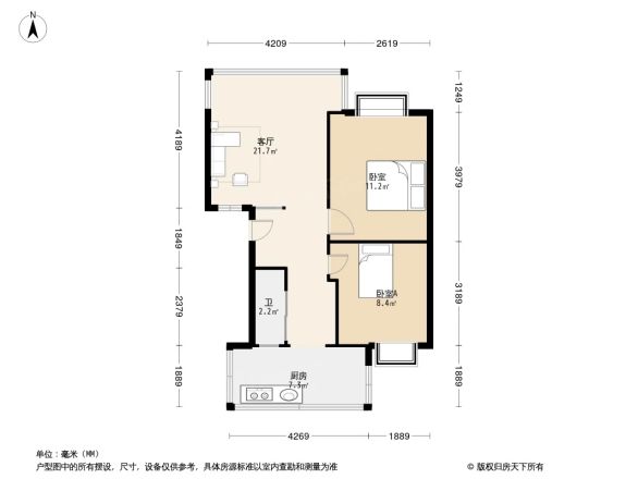 理工大学新迎校区职工宿舍户型图