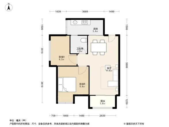鲁能城中央公馆户型图
