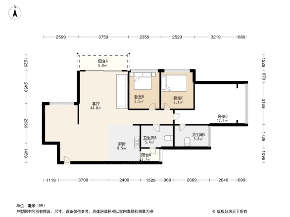 星河WORLD·银湖谷户型图