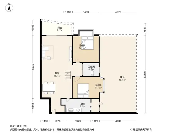 海棠晓月A区户型图