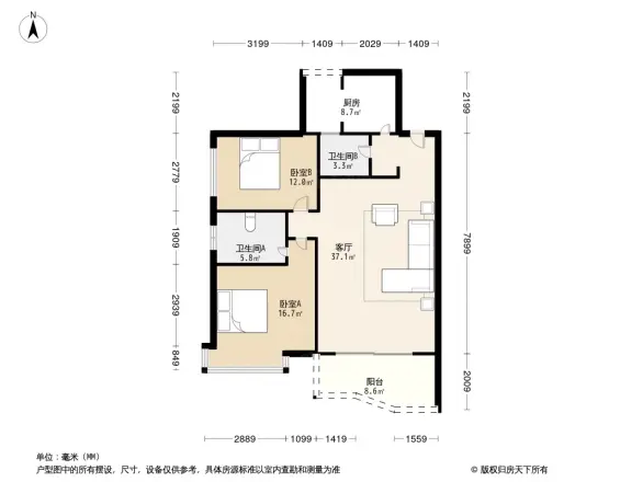邦兴佳苑户型图