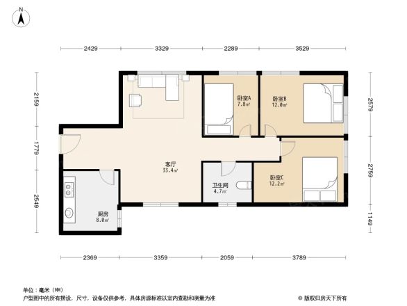明昌大厦户型图
