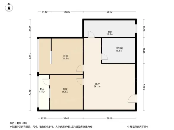 新星路小区户型图