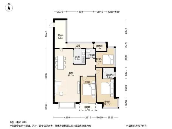 波托菲诺香山里二期户型图