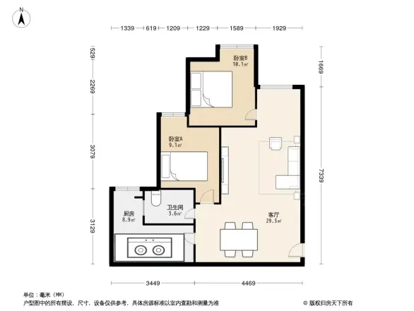 龙成小区户型图