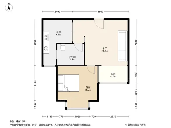 上创雅园户型图