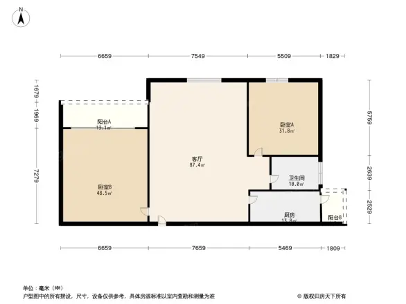 阳光世纪城户型图