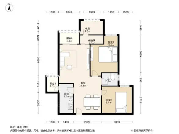 汇祥林里3000户型图