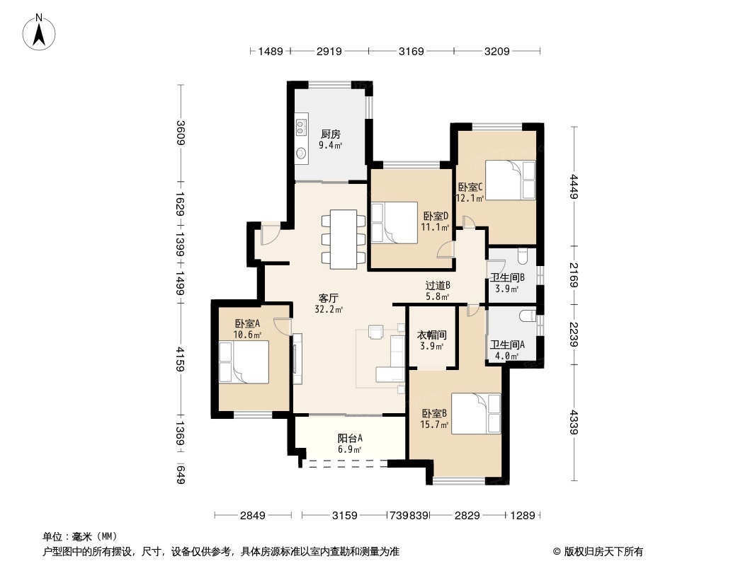 户型图1/2