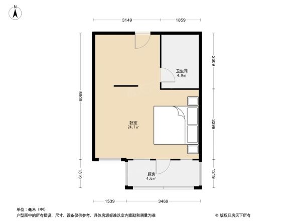 首创十方界峰度户型图