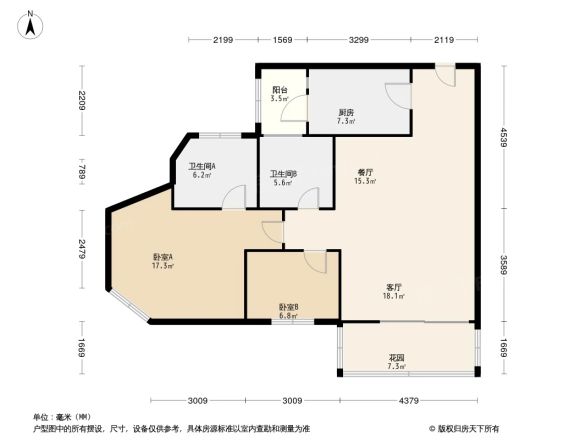 嘉多利山花园户型图