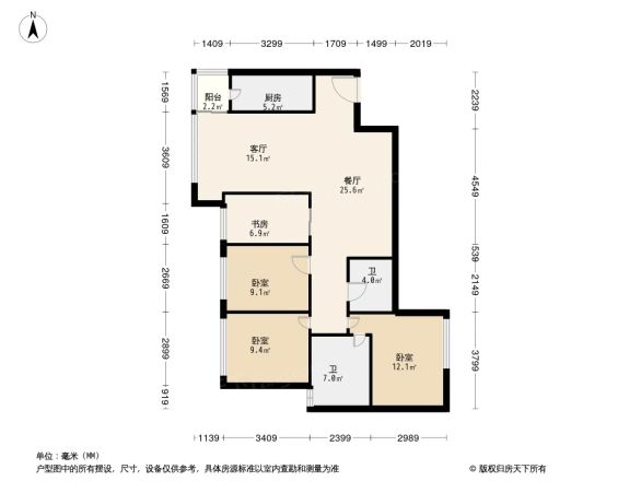 新亚洲体育城水木清华户型图
