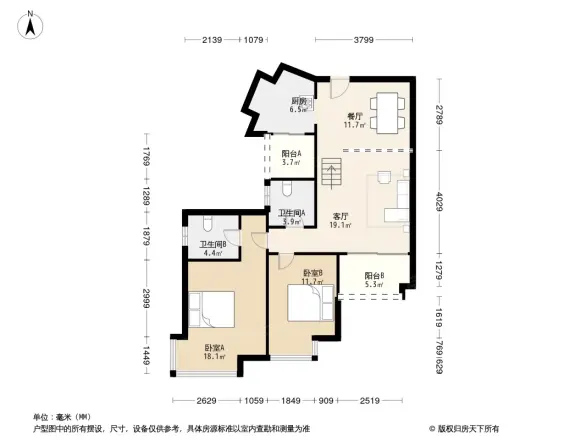 世纪城龙瑞苑户型图