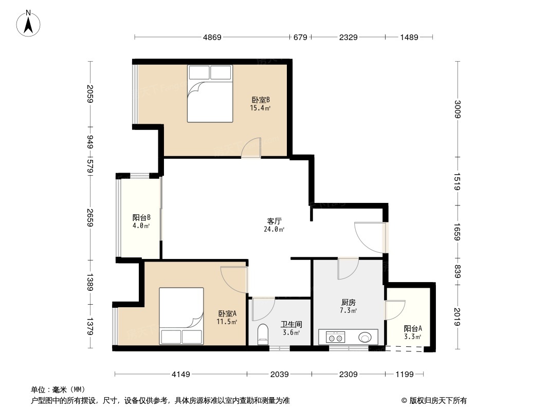 户型图1/2