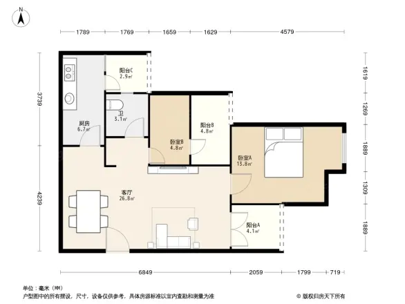 融景城朗峰户型图