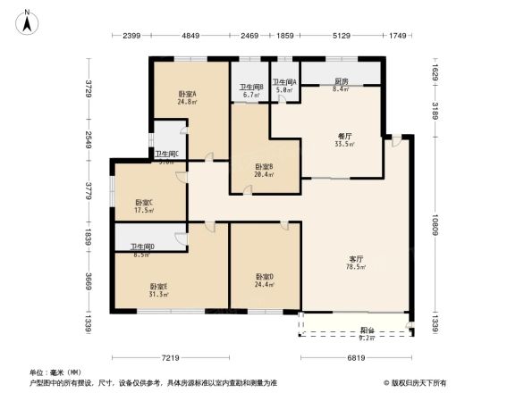 德利AICC(东盟国际文化广场)户型图