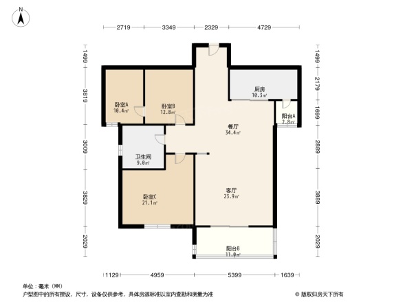 金海怡景花园户型图