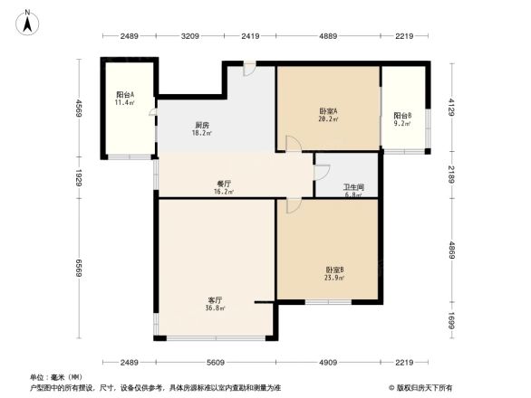 维也纳森林户型图