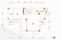 别墅建面约186㎡户型