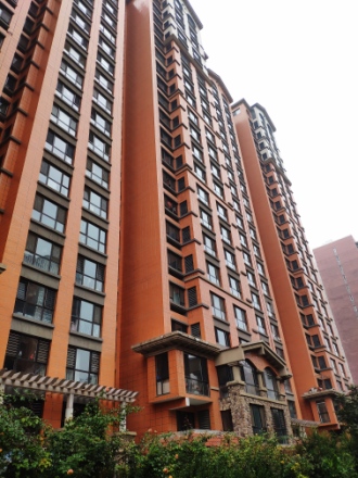 北京城建红木林实景图