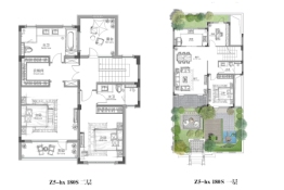 蓝城·运河江南里4室2厅1厨3卫建面180.00㎡