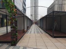 中茂城商场未开业外街