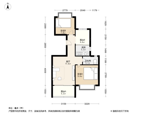 莱英北郡户型图