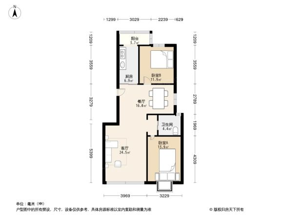 虹桥帝梵尼花园户型图