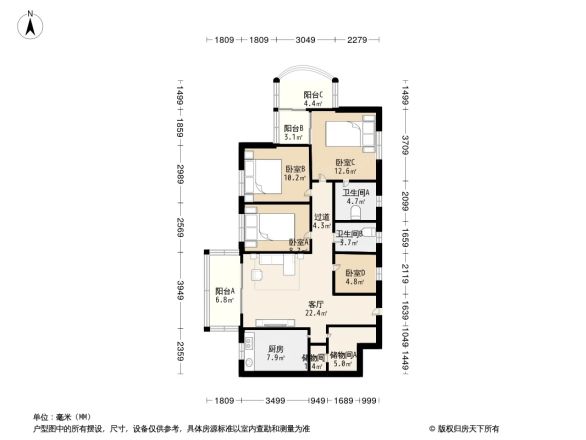 金丰世家户型图