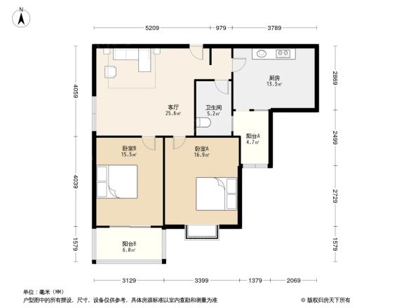 曲阳名邸户型图