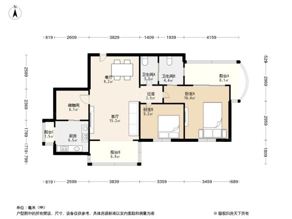 金丰世家户型图