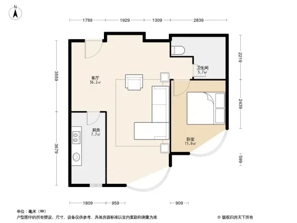 阳光馨苑户型图
