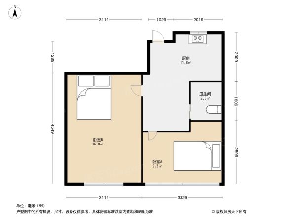 南竹园户型图