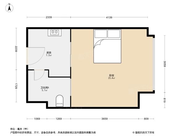 奥克斯缔逸城商住楼户型图