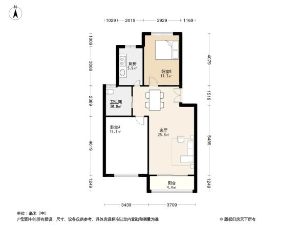 阳光园二期户型图