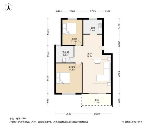 南郊花园公寓户型图