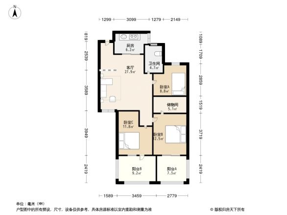 财和湘域湾户型图