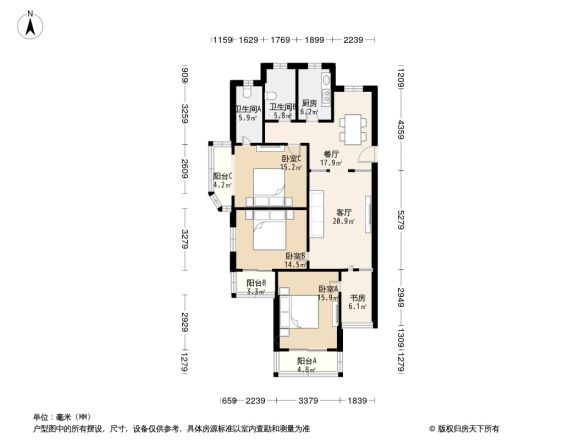 常高公寓户型图