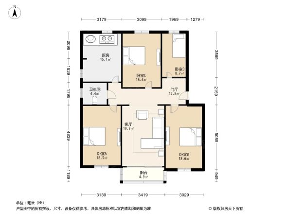 桂梅别墅户型图