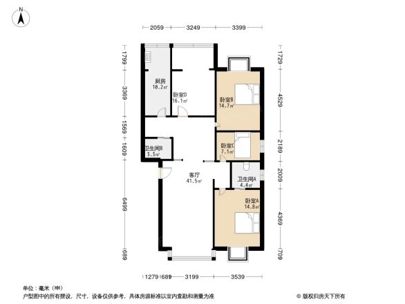 锦都园户型图